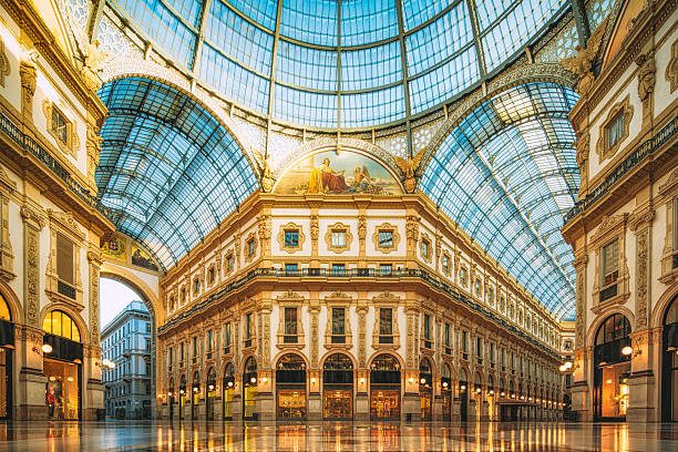 Milan, Galleria Vittorio Emanuele II, Shopping Mall, Italy, Europe