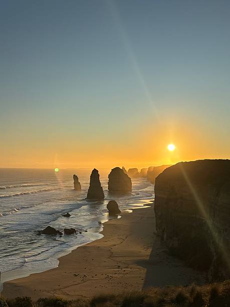 istock Breathtaking coastal sunset at the Twleve Apostles 2221138665