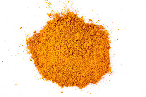 istock Turmeric with its magnificent orange color on a white background 2221142427
