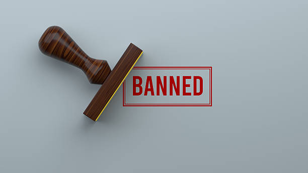 istock Banned Official Prohibition Stamp 2221146634