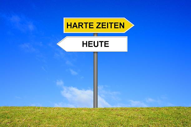 Waywiser showing today and hard times in german language