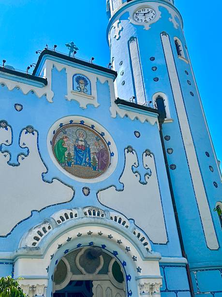 The Church of St. Elizabeth is a Hungarian Secessionist Catholic Church located in Old Town