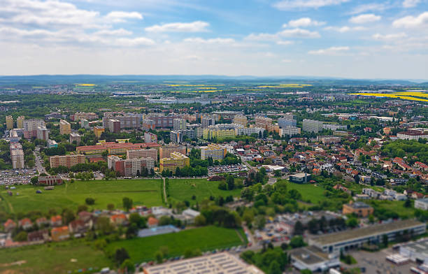 istock Aerial panorama of Prague 13 district under a clear sky. 2221150121