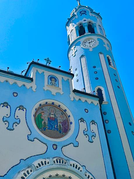 The Church of St. Elizabeth is a Hungarian Secessionist Catholic Church located in Old Town