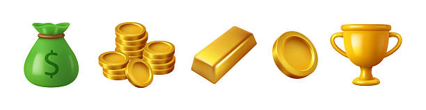 istock Fortune and prize, slot gambling game 2221158684