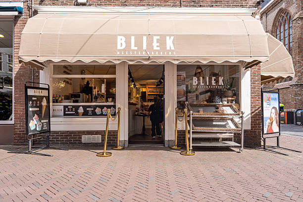 Middelburg, Netherlands - May 26, 2025: Bliek bakery shop