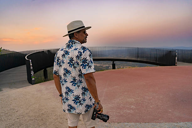 istock Photographer at a tourist spot in Serra da Estrela 2221167229