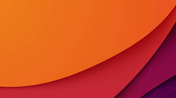 istock Modern Abstract Background with Orange, Red, and Purple Wavy Lines 2221169428