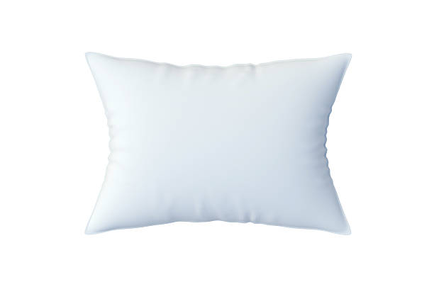 istock One pillow isolated on white background. Contemporary cushion. Top view. 3d render 2221182278