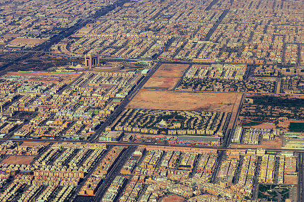 istock Expansive Riyadh: Sprawling Urban Landscape and Key Landmarks 2221185663