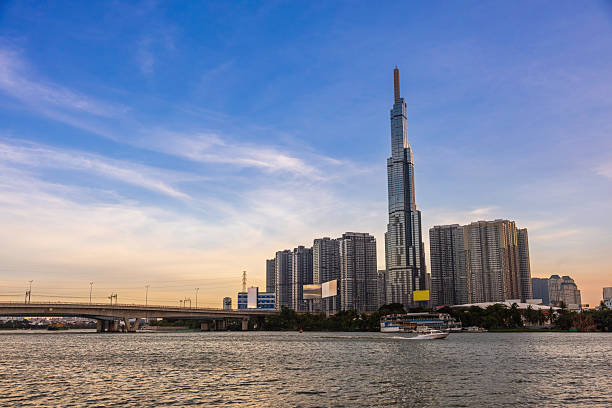 istock Ho Chi Minh City skyline at sunset 2221187700