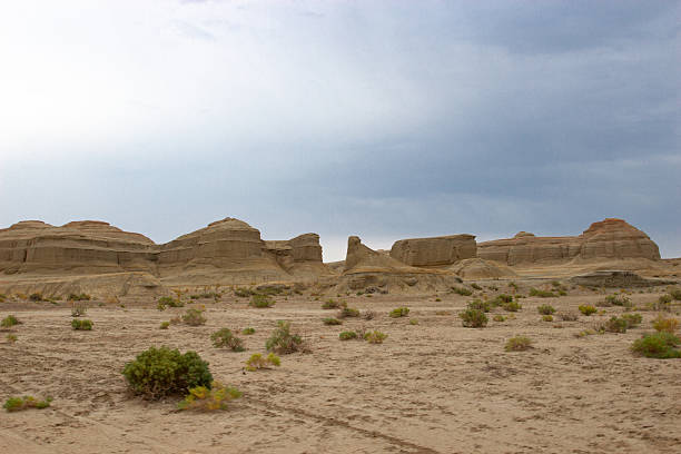 istock Canyon, rock, red rock, drought, desert, Gobi, summer, high temperature, steep, Danxia landform, Yadan landform 2221189382