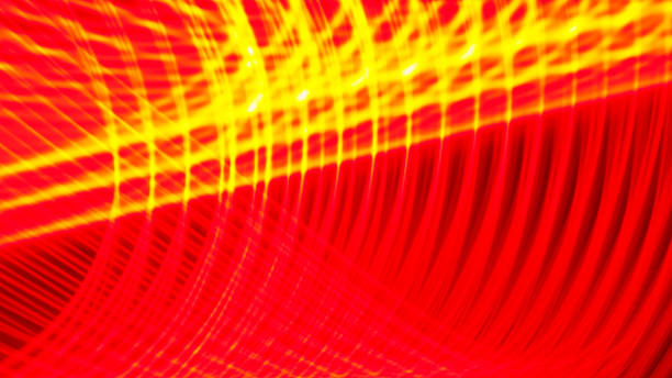 istock Flowing Curved Light Lines Orange and Yellow Abstract Background 2221190939