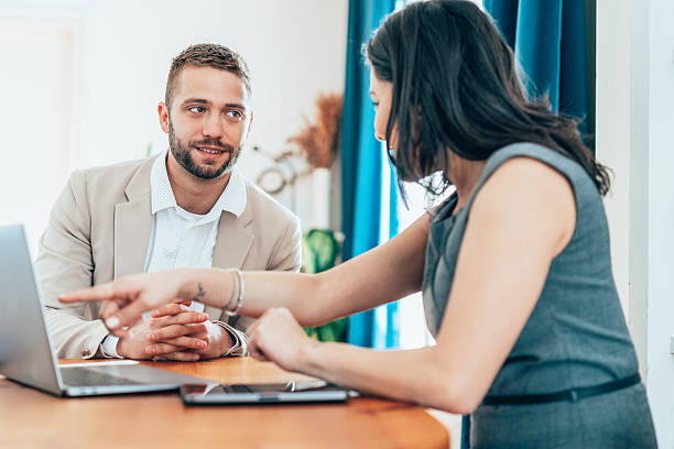 istock Productive Meeting with coworker 2221202778