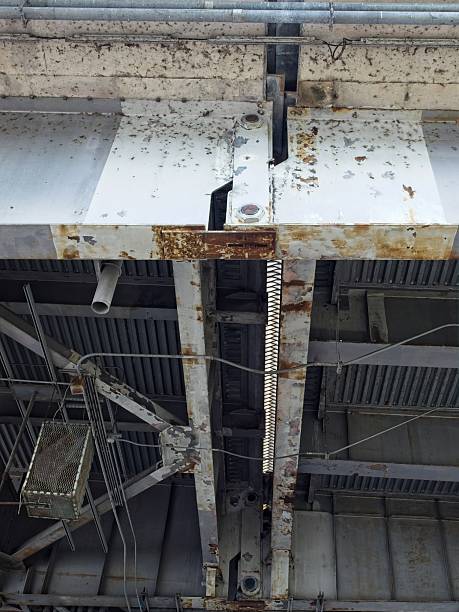 istock Underside of bridge overpass expansion joint 2221204653