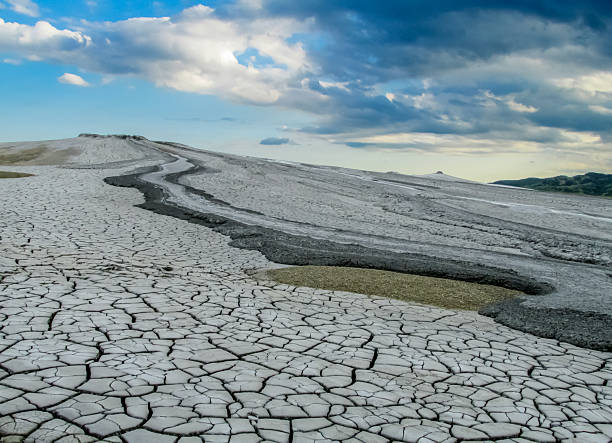 istock Mud volcano landscape in Buzau, Romania 2221209485
