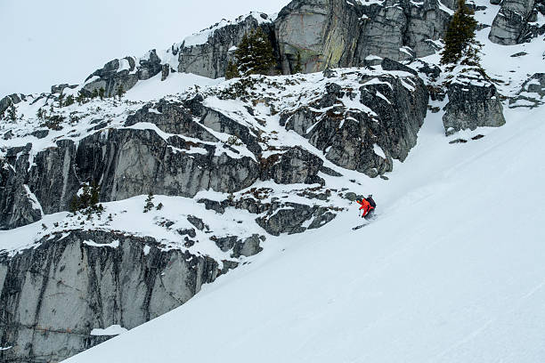 istock Backcountry skier descends mountain 2221216874