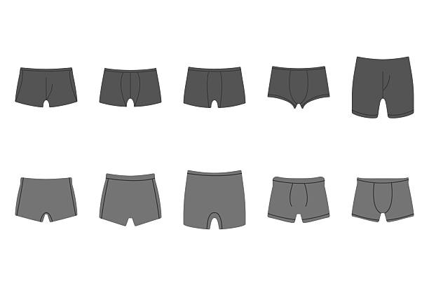 istock Boxer Underwear Icon Set. Fashion Design 2221218198