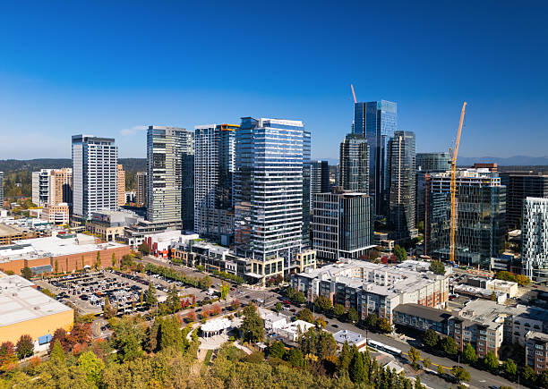 istock Bellevue, Washington Skyline Aerial 2221222127