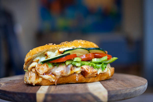 Chicken teriyaki baguete