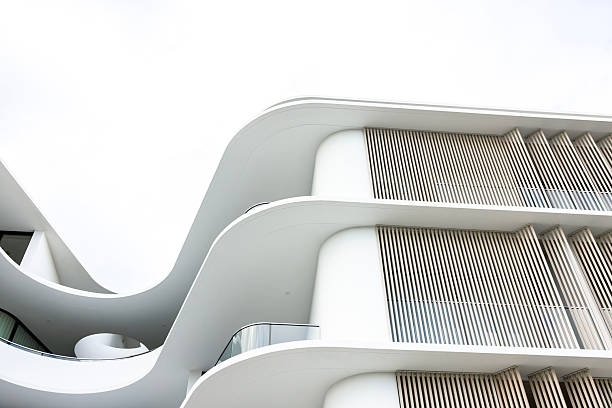 istock Brand new modern apartment building, background with copy space 2221231166