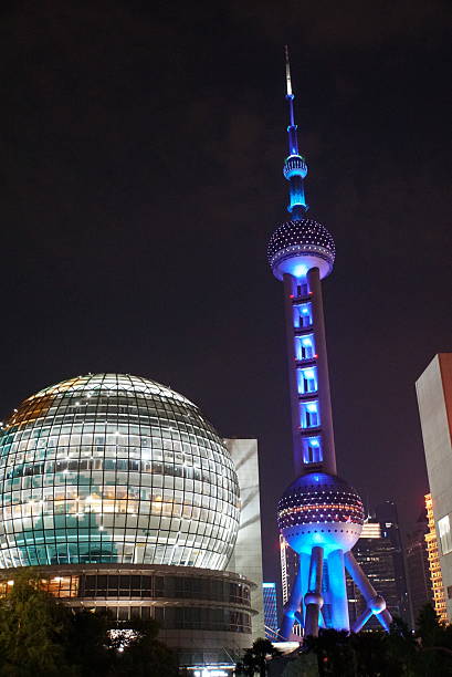 istock Oriental Pearl Tower at night 2221238363