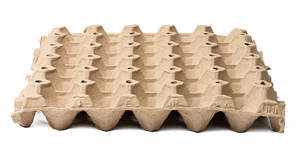 istock The Tray made from brown cardboard for packing chicken eggs 2221250911