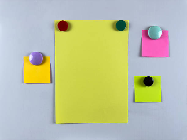 istock Array of notes attached to whiteboard with magnets suitable for managing tasks and reminders enhancing productivity and organization in office or classroom settings 2221264598