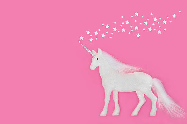 istock Fantasy Unicorn Christmas Tree Frosted Decoration 2221271849
