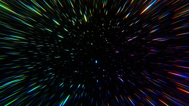 istock a black hole with colorful lights 2221273353