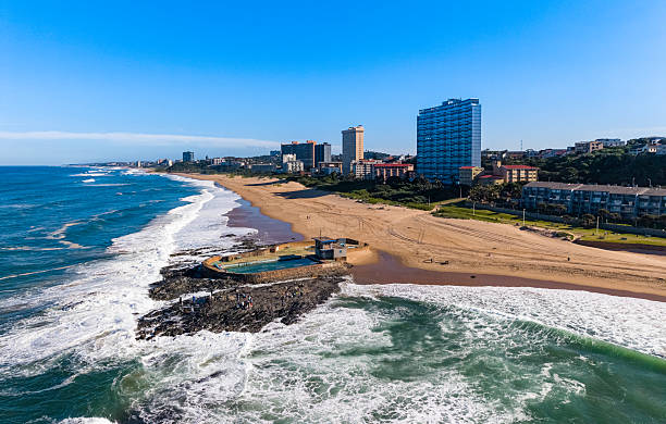 istock Amanzimtoti Beach sunrise with the tidal pool 2221276838