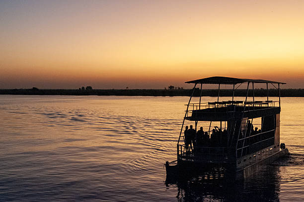istock Sunset cruis on the Chobe river 2221278814
