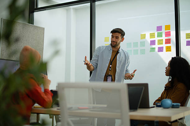 istock White collar workers are meeting at office. 2221281746