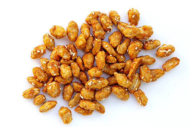 istock Caramelised peanuts with sesame, Candied peanuts 2221281830