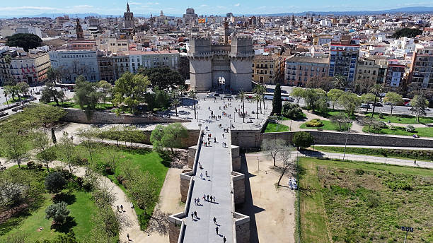 istock Serranos Towers at Valencia valence community Spain. 2221286491