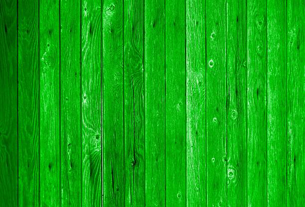 Green rustic wooden planks background