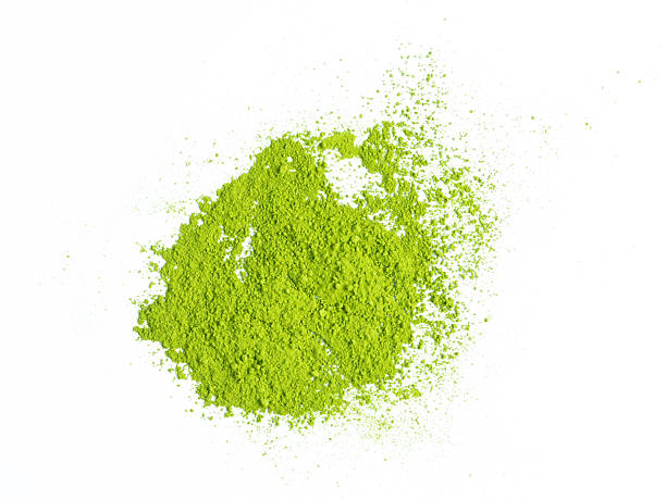 istock powder of matcha isolate on white, high quality image 2221292238