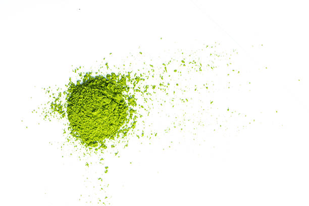 istock powder of matcha isolate on white, high quality image 2221292301
