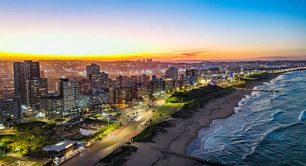 istock Durban Evening Cityscape 2221293294