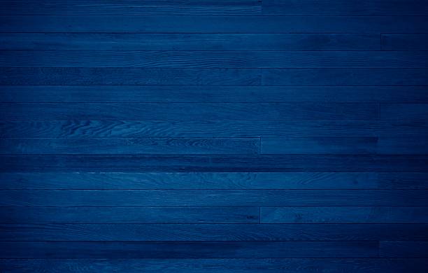 istock Decorative wooden planks with blue color 2221294510