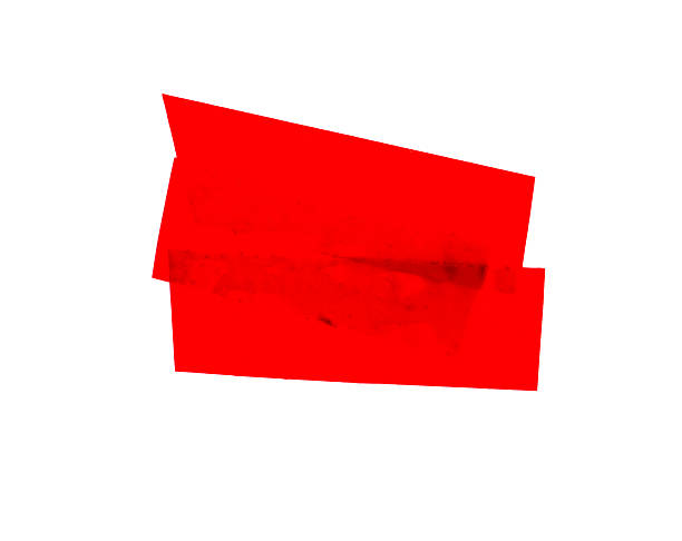 Red dirty  sticky tape background