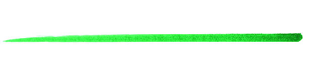 istock Green stroke made with paintbrush on white background 2221297109