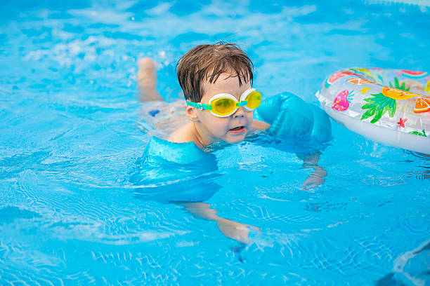 istock Happy Little Swimmer Enjoying a Hot Summer Day 2221305108