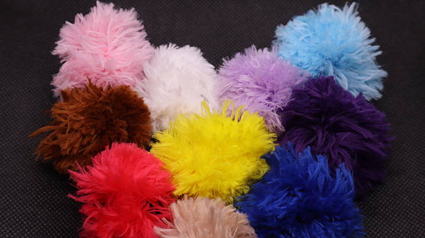 istock Rows of colorful balls lined 2221311874