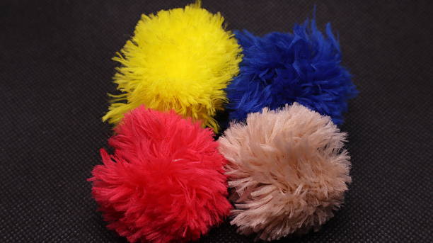 istock Rows of colorful balls lined 2221312617