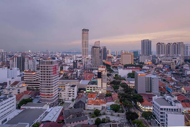 istock Beautiful sunrise at Georgetown, Penang, Malaysia. 2221315856