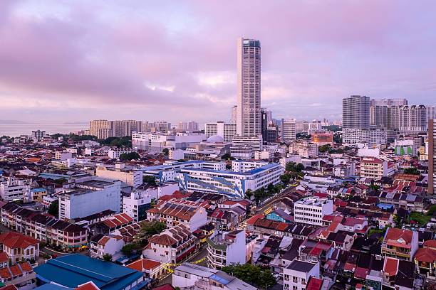 istock Beautiful sunrise at Georgetown, Penang, Malaysia. 2221315870