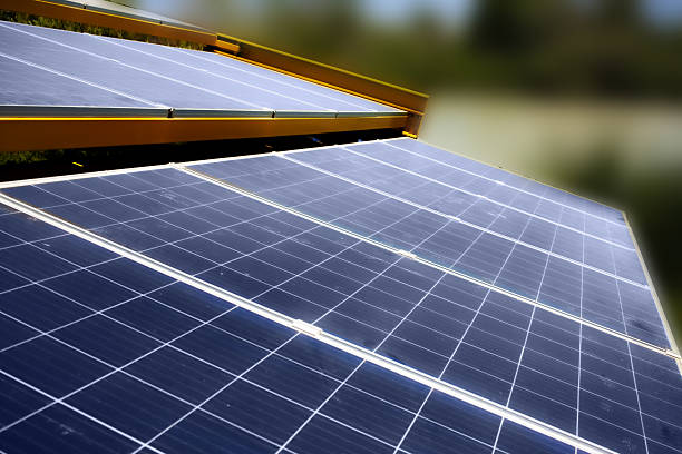 istock Solar power panels. Renewable energy, Solar panels 2221325081