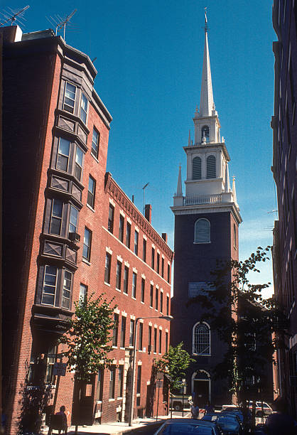 Boston - Old North Church - 1980. Scanned from Kodachrome 64 slide.
