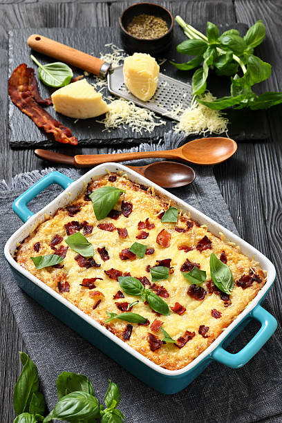 istock twice baked potato casserole in a baking dish 2221339024